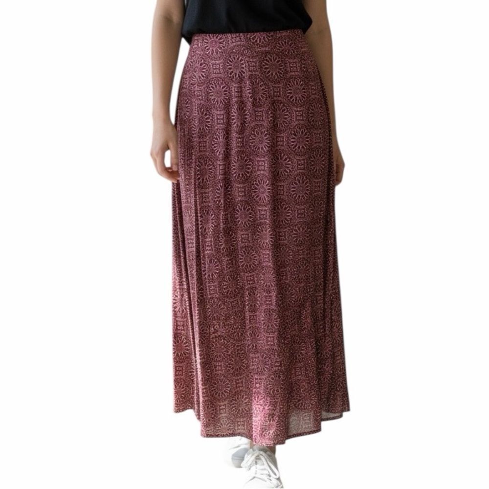 Breeze Ever Printed Maxi Skirt(Size Medium)